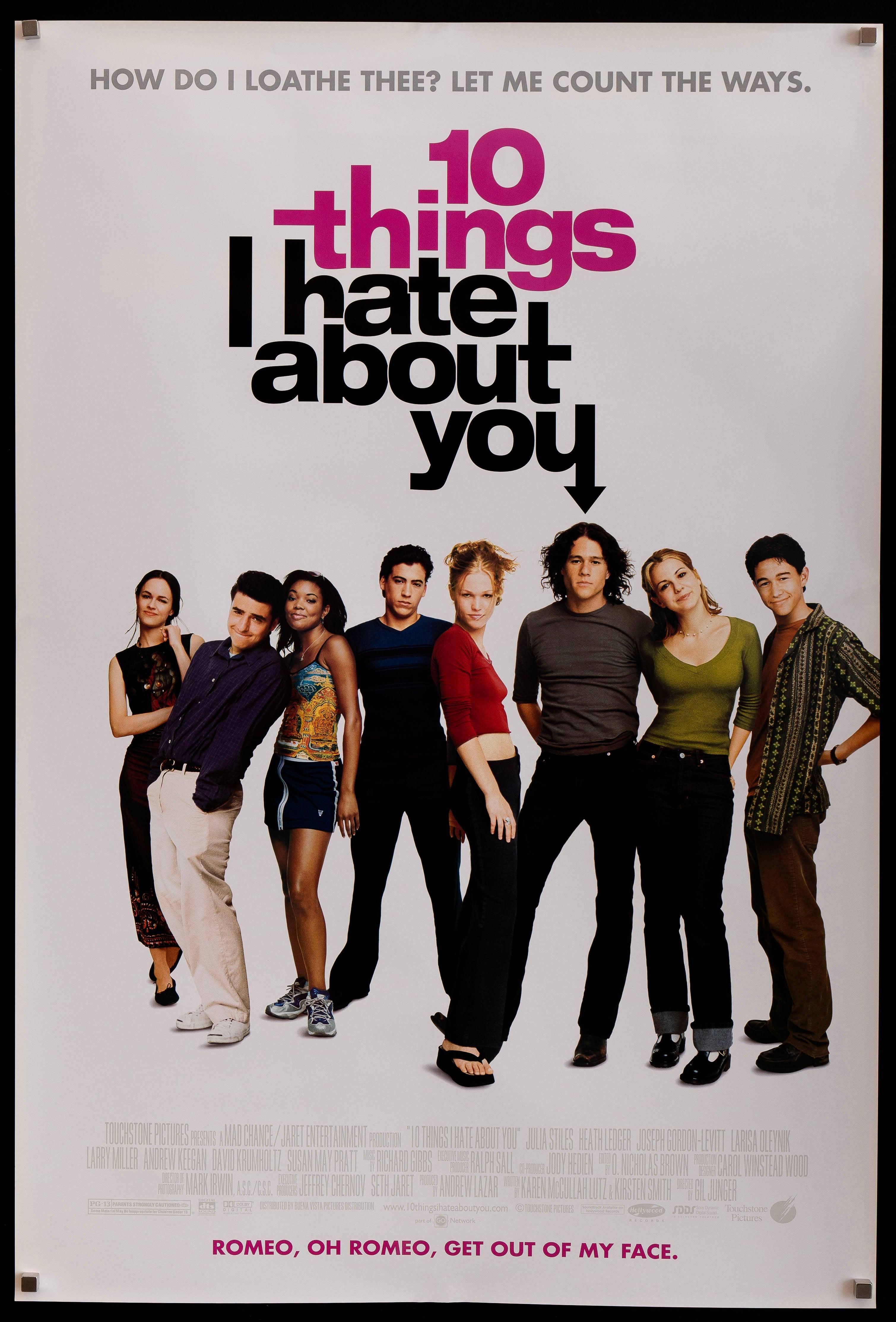 10 Things I Hate About You Movie Poster 1999 1 Sheet (27x41)