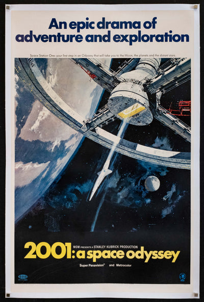 2001 A Space Odyssey Original Vintage Movie Poster