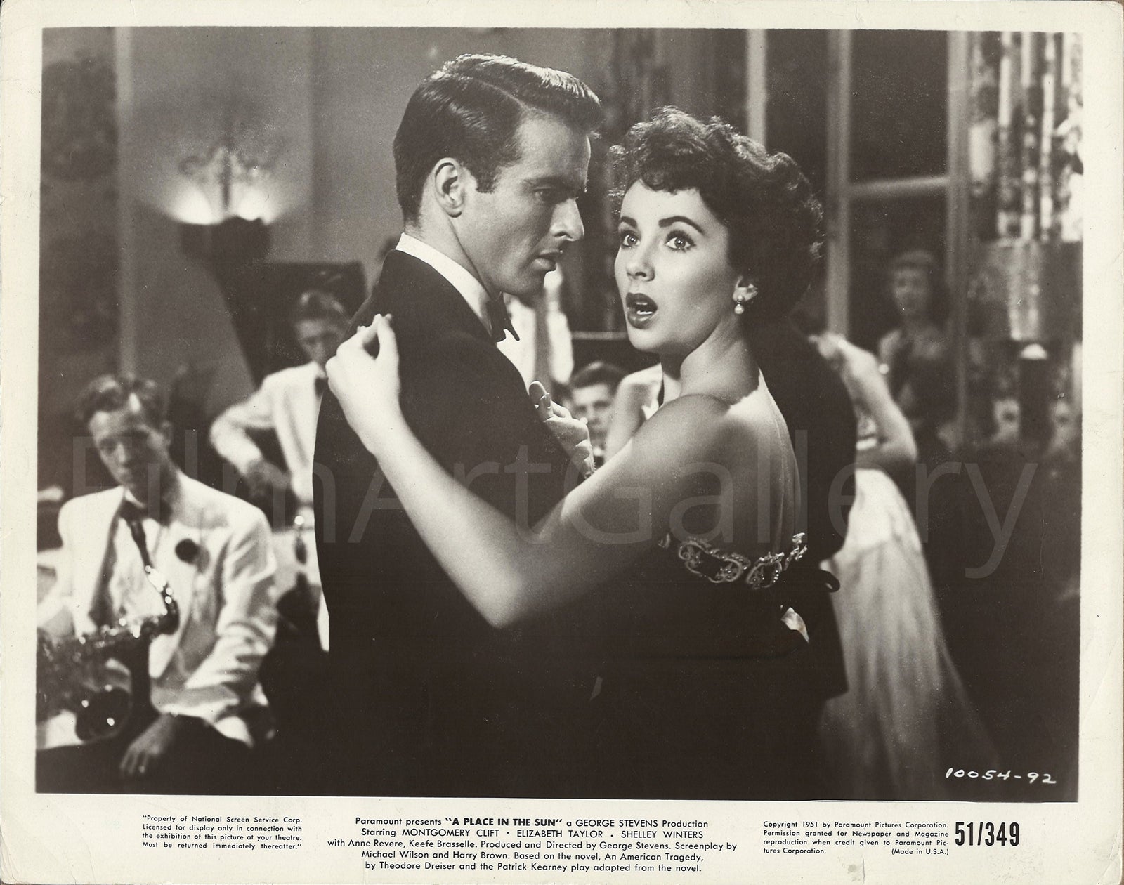 A Place In the Sun Original Vintage Movie Poster