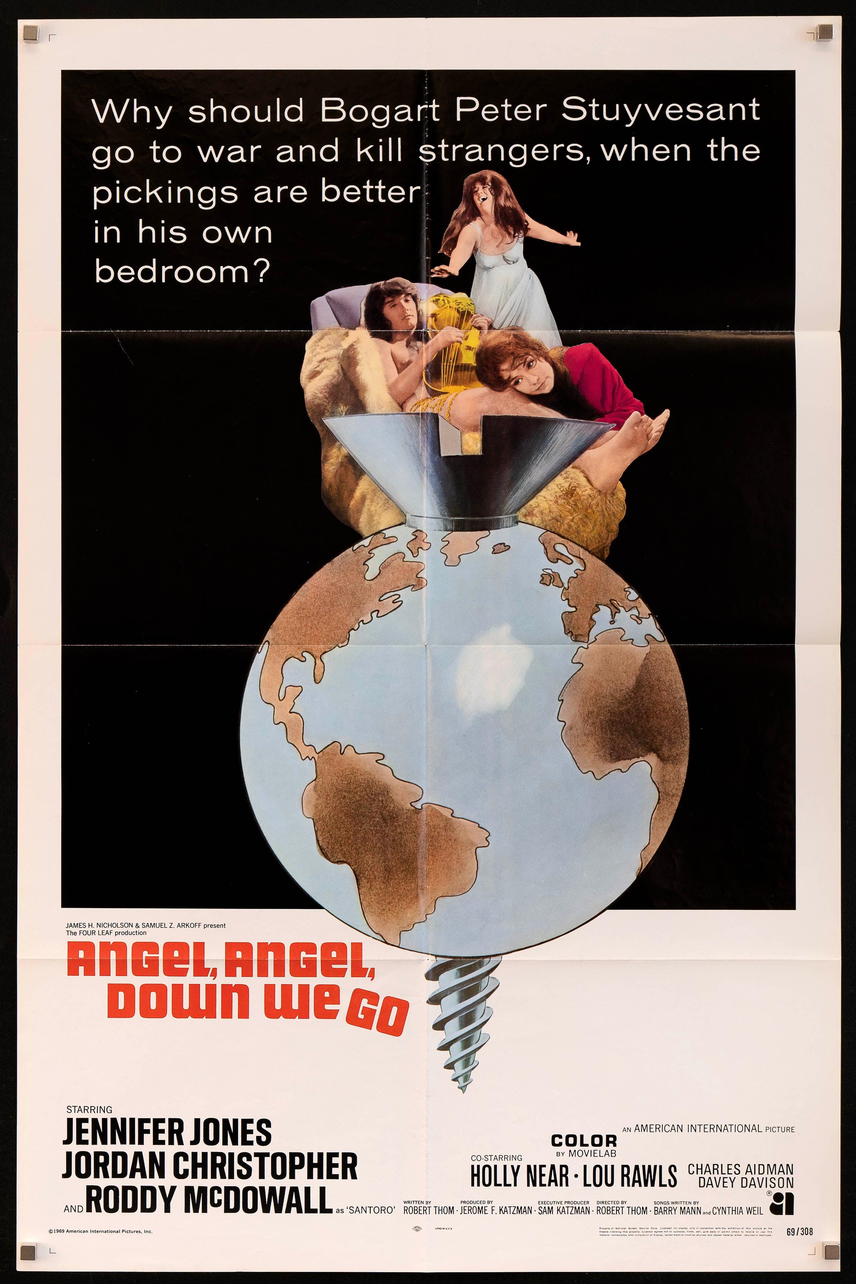 Angel, Angel, Down We Go Movie Poster 1969 1 Sheet (27x41)