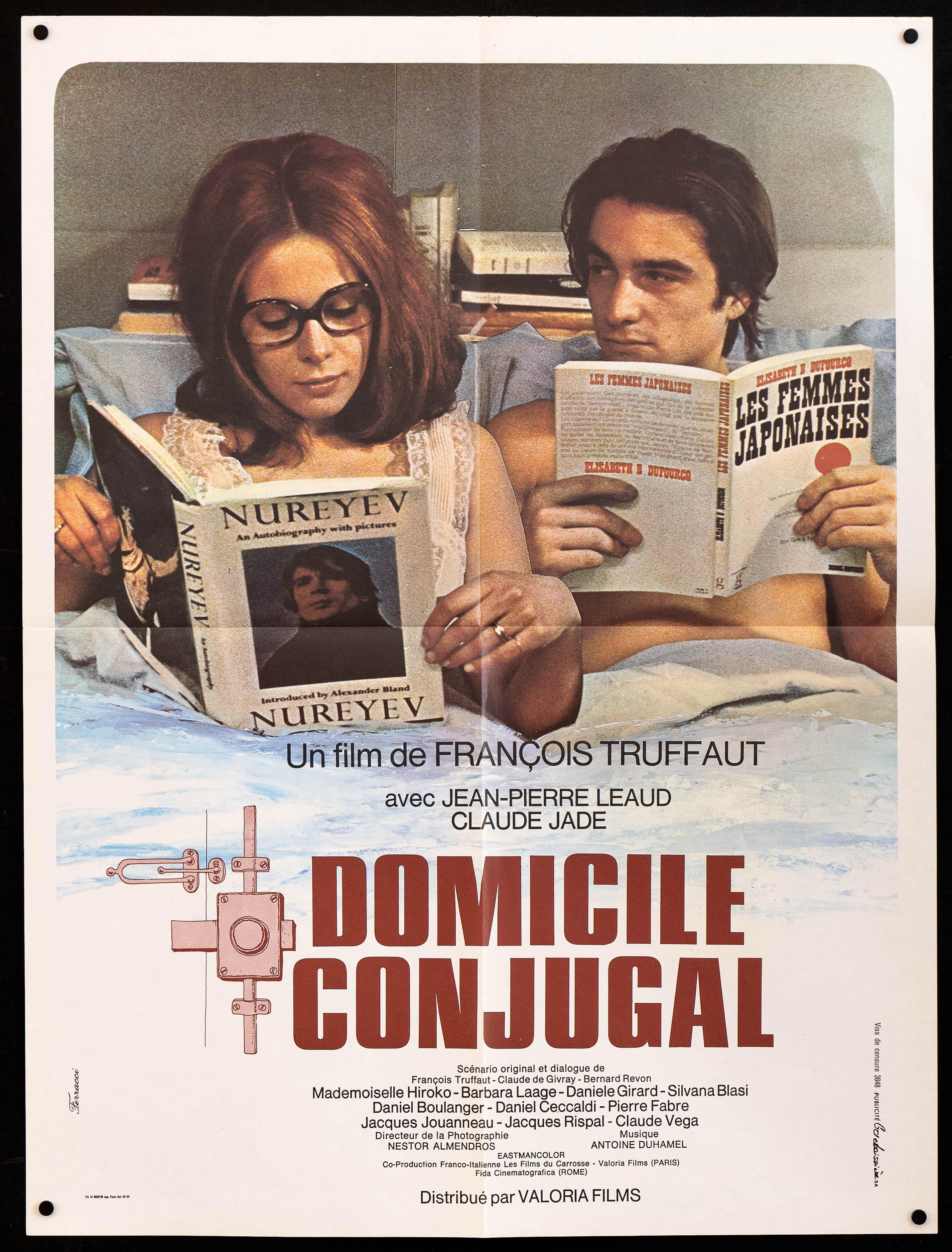 Bed and Board Movie Poster 1970 French small (23x32)