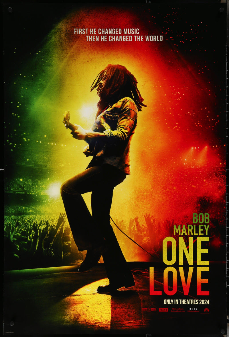 Bob Marley: One Love 1 Sheet (27x41) Original Vintage Movie Poster