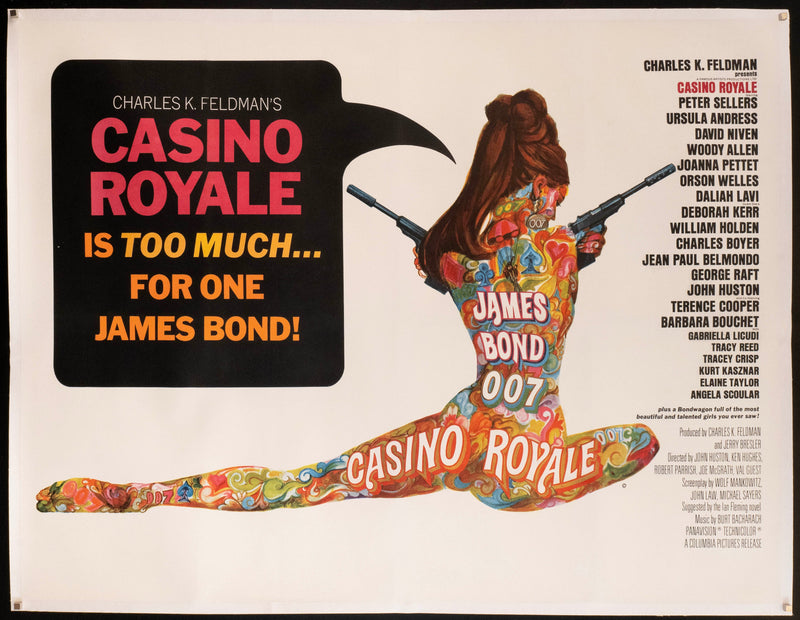 Casino Royale Subway 2 sheet (45x59) Original Vintage Movie Poster