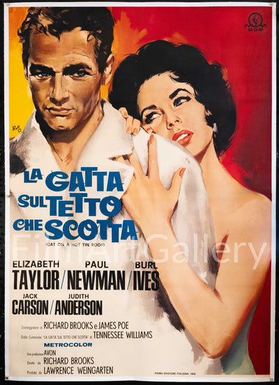 Cat on a Hot Tin Roof Original Vintage Movie Poster