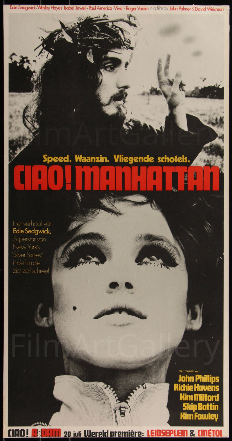 Ciao Manhattan 17x32 Original Vintage Movie Poster