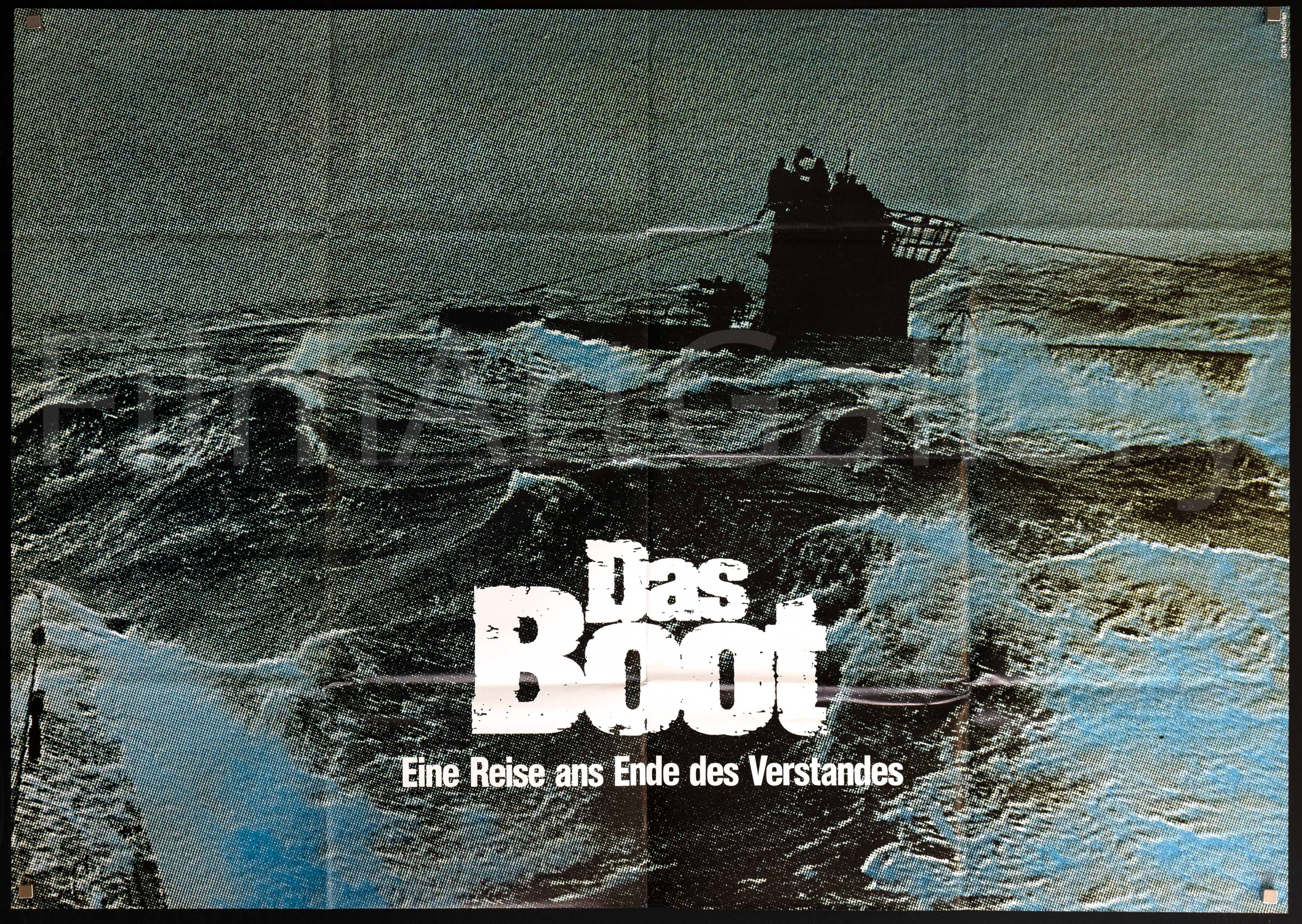 Original Das Boot (1981) movie poster in C8 condition for $80.00