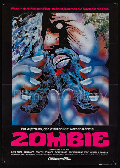 Dawn of the Dead (Zombie) Original Vintage Movie Poster