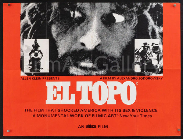 El Topo Original Vintage Movie Poster