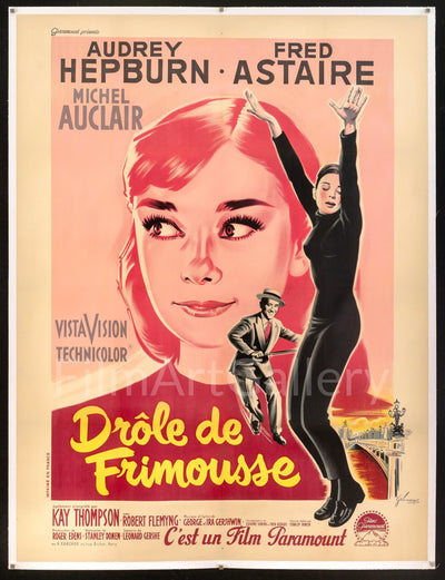 Funny Face Original Vintage Movie Poster