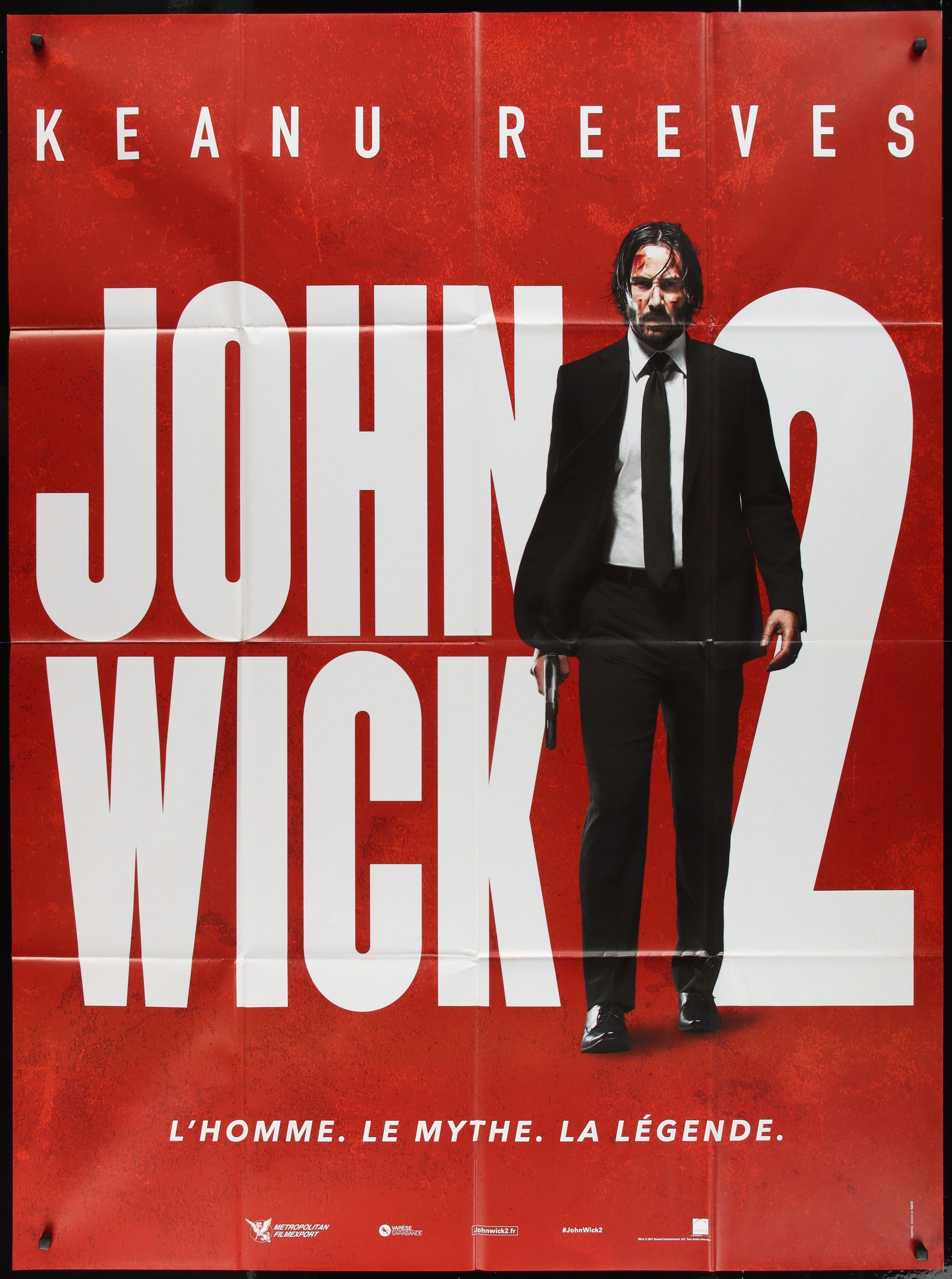 John Wick: Chapter 2 Movie Poster 2017 French 1 Panel (47x63)
