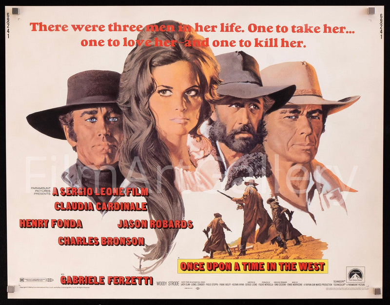 Once Upon a Time In the West Half Sheet (22x28) Original Vintage Movie Poster