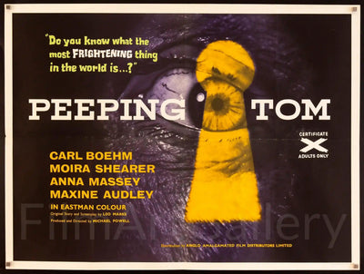 Peeping Tom Original Vintage Movie Poster