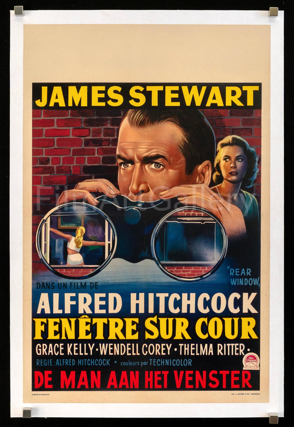 Rear Window Original Vintage Movie Poster