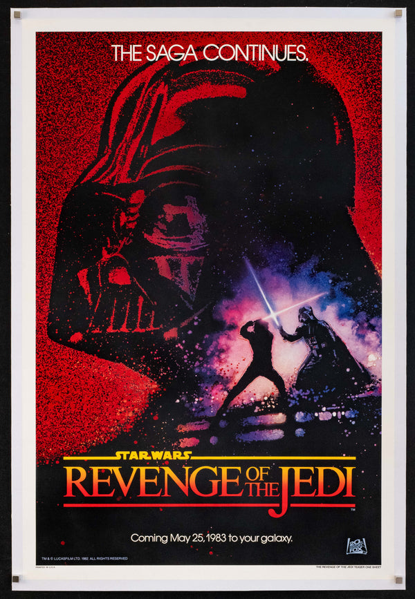 Return of the Jedi (Revenge) Original Vintage Movie Poster
