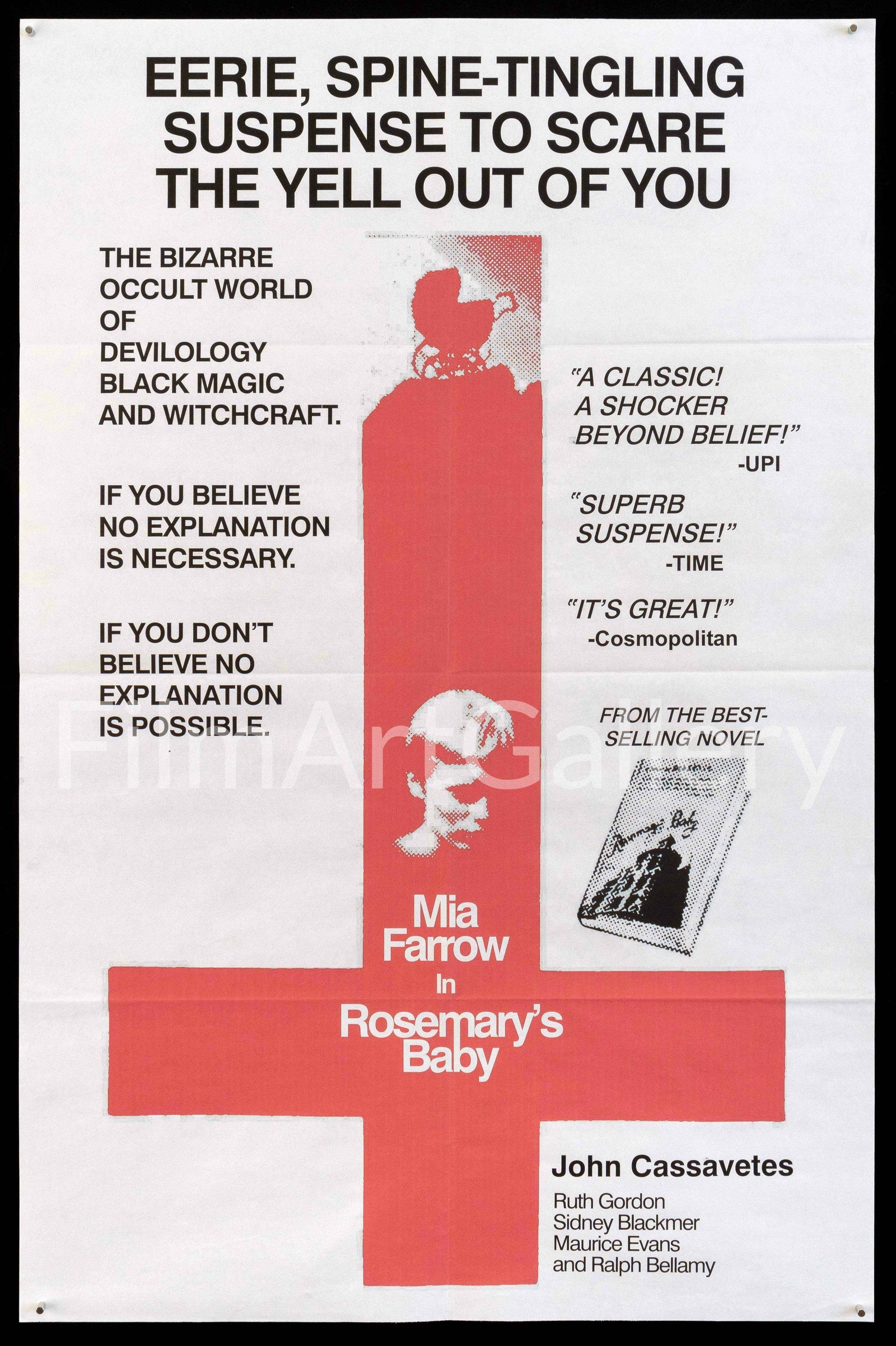 Rosemary's Baby Original Vintage Movie Poster