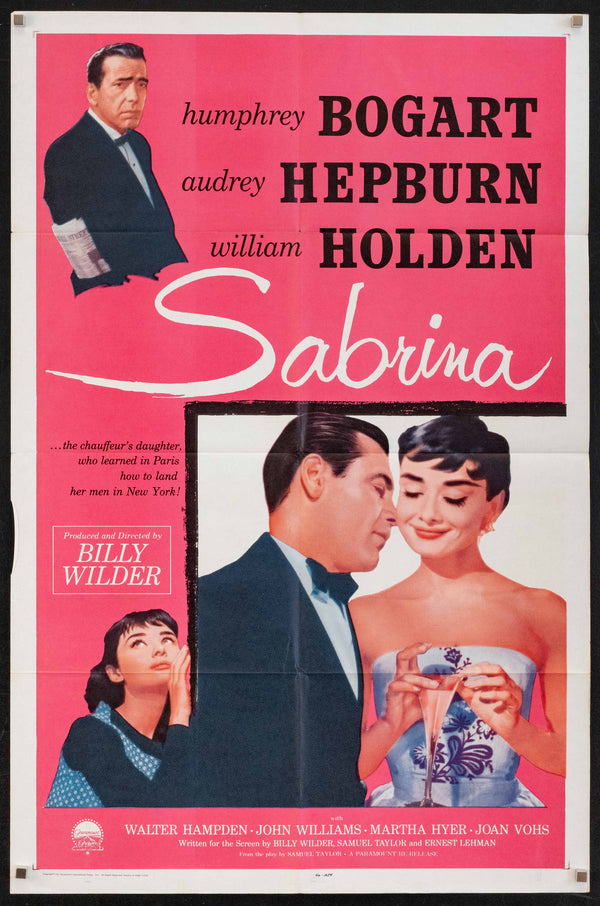 Sabrina Original Vintage Movie Poster