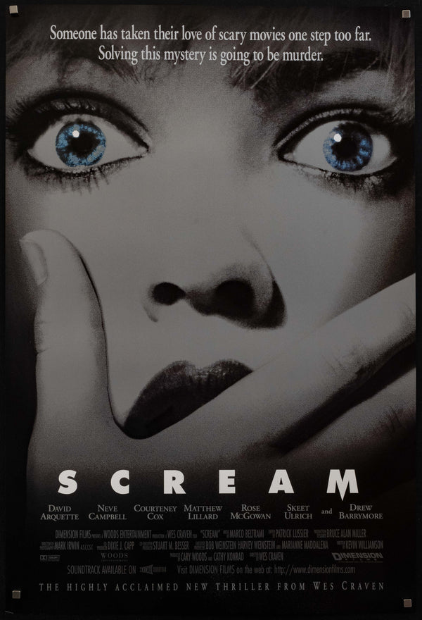 Scream Original Vintage Movie Poster