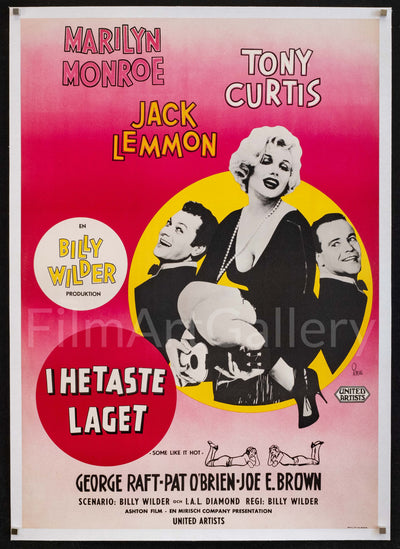Some Like it Hot Original Vintage Movie Poster