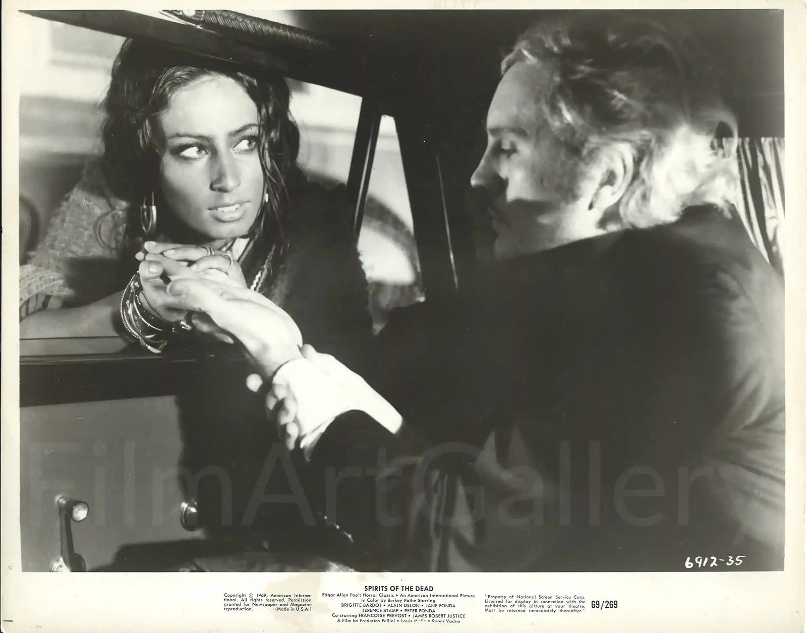 Spirits of the Dead (Histoires Extraordinaires) Original Vintage Movie Poster