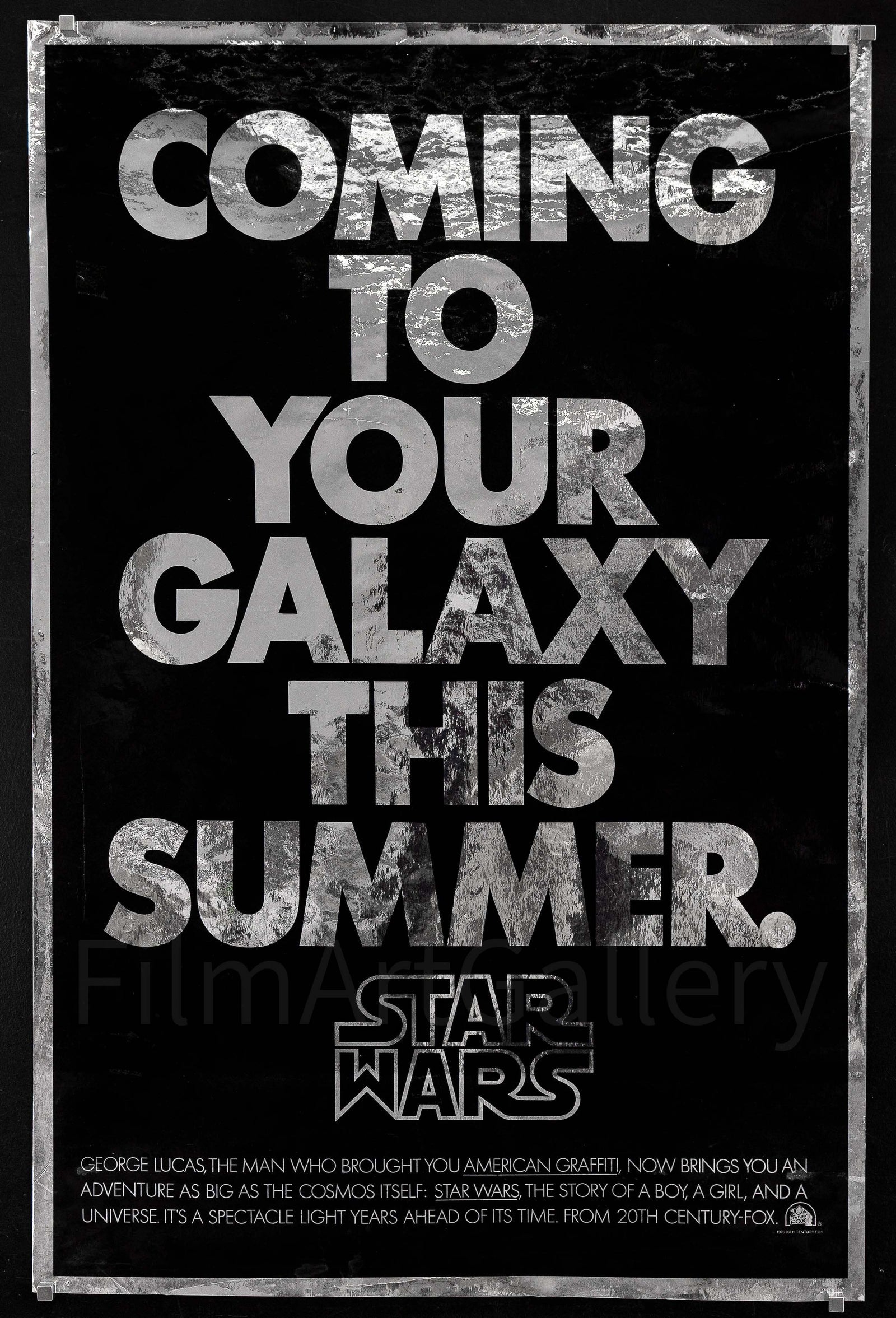 Star Wars Original Vintage Movie Poster