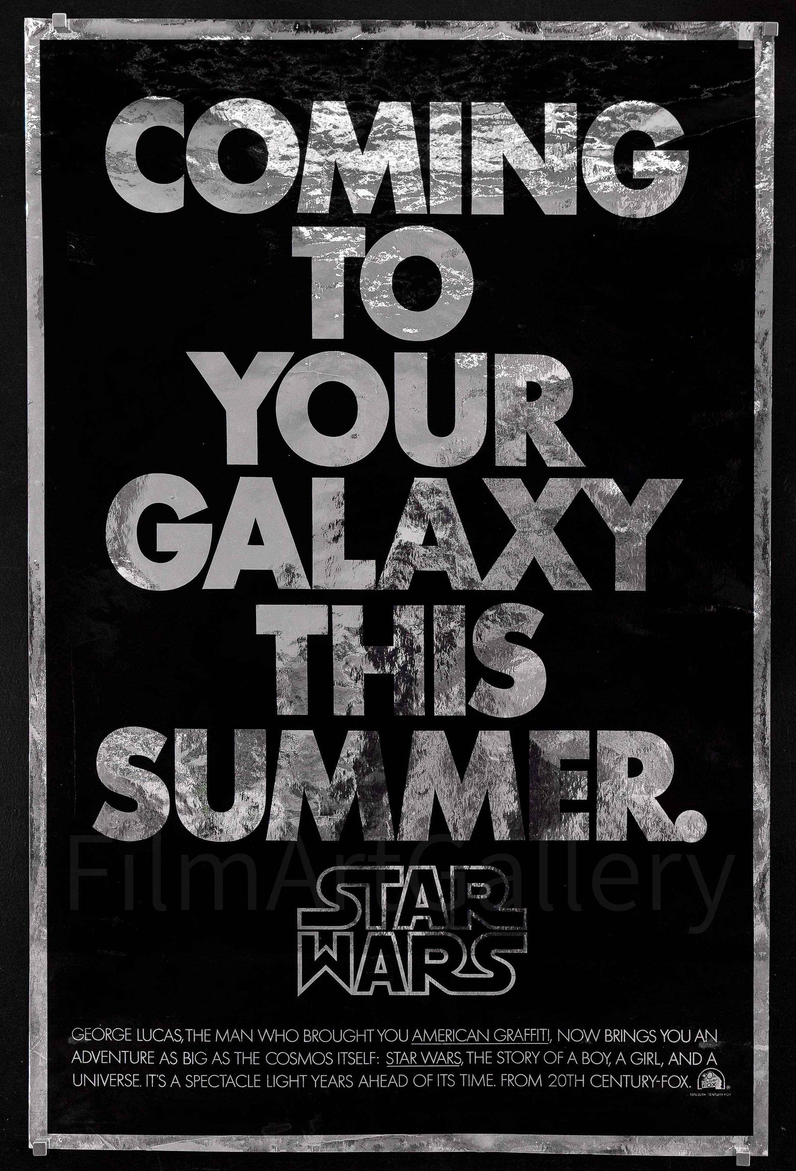 Star Wars Original Vintage Movie Poster