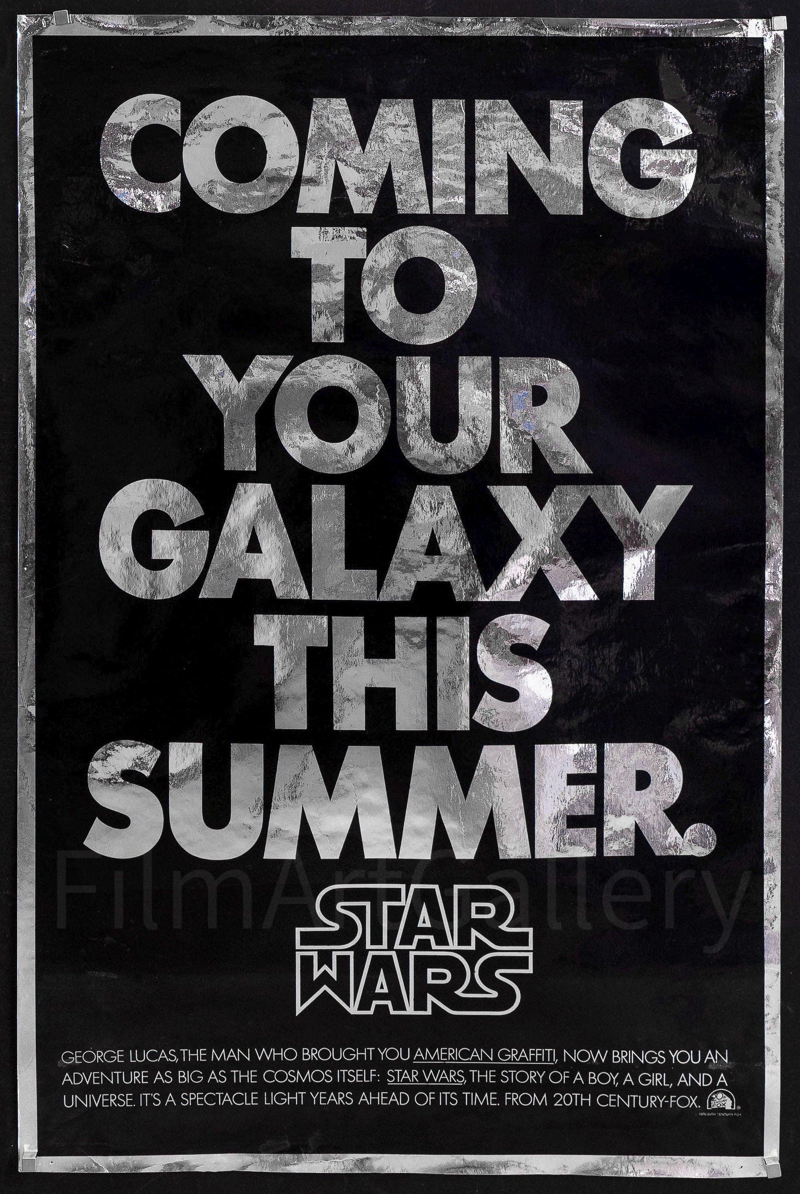 Star Wars Original Vintage Movie Poster