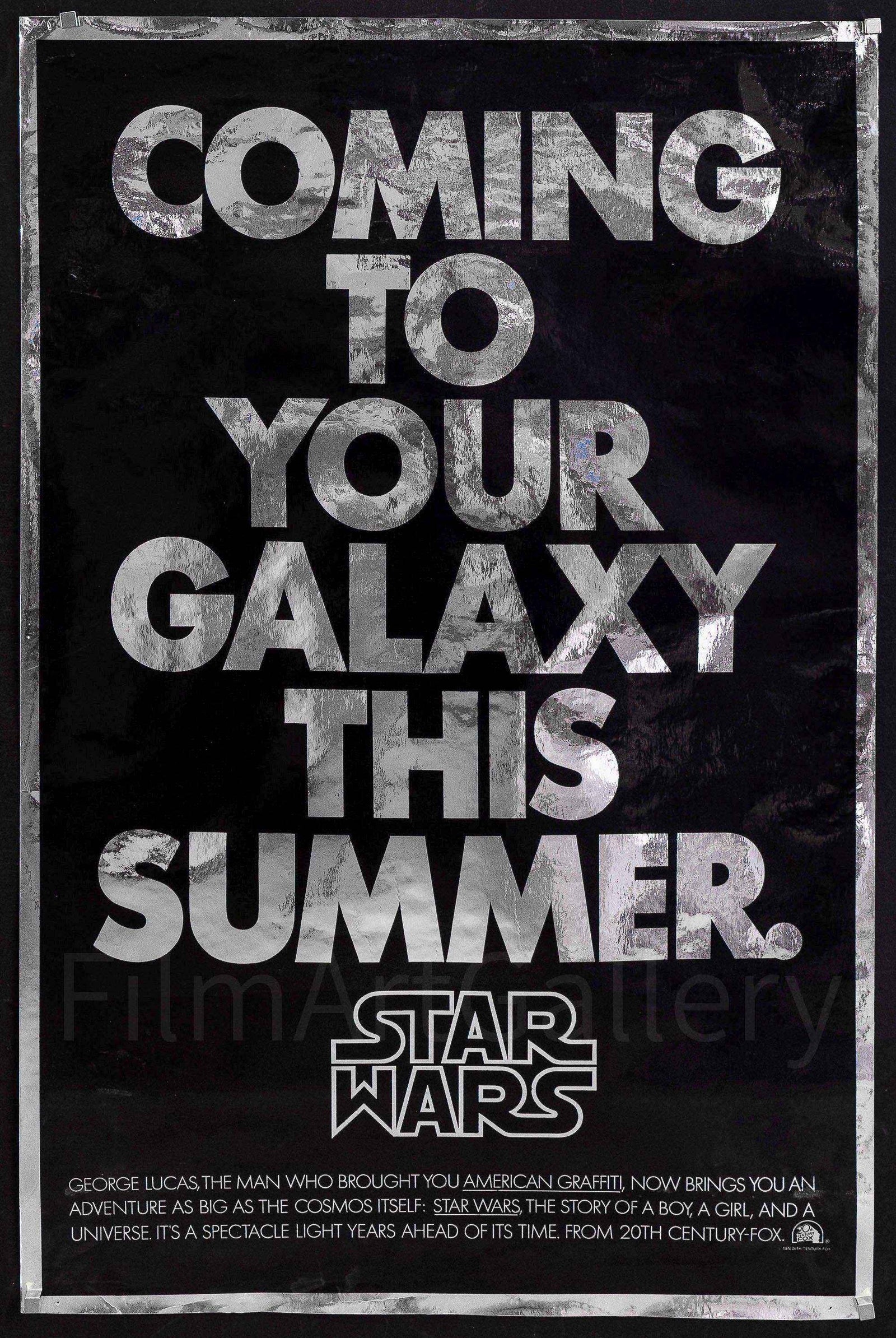 Star Wars Original Vintage Movie Poster