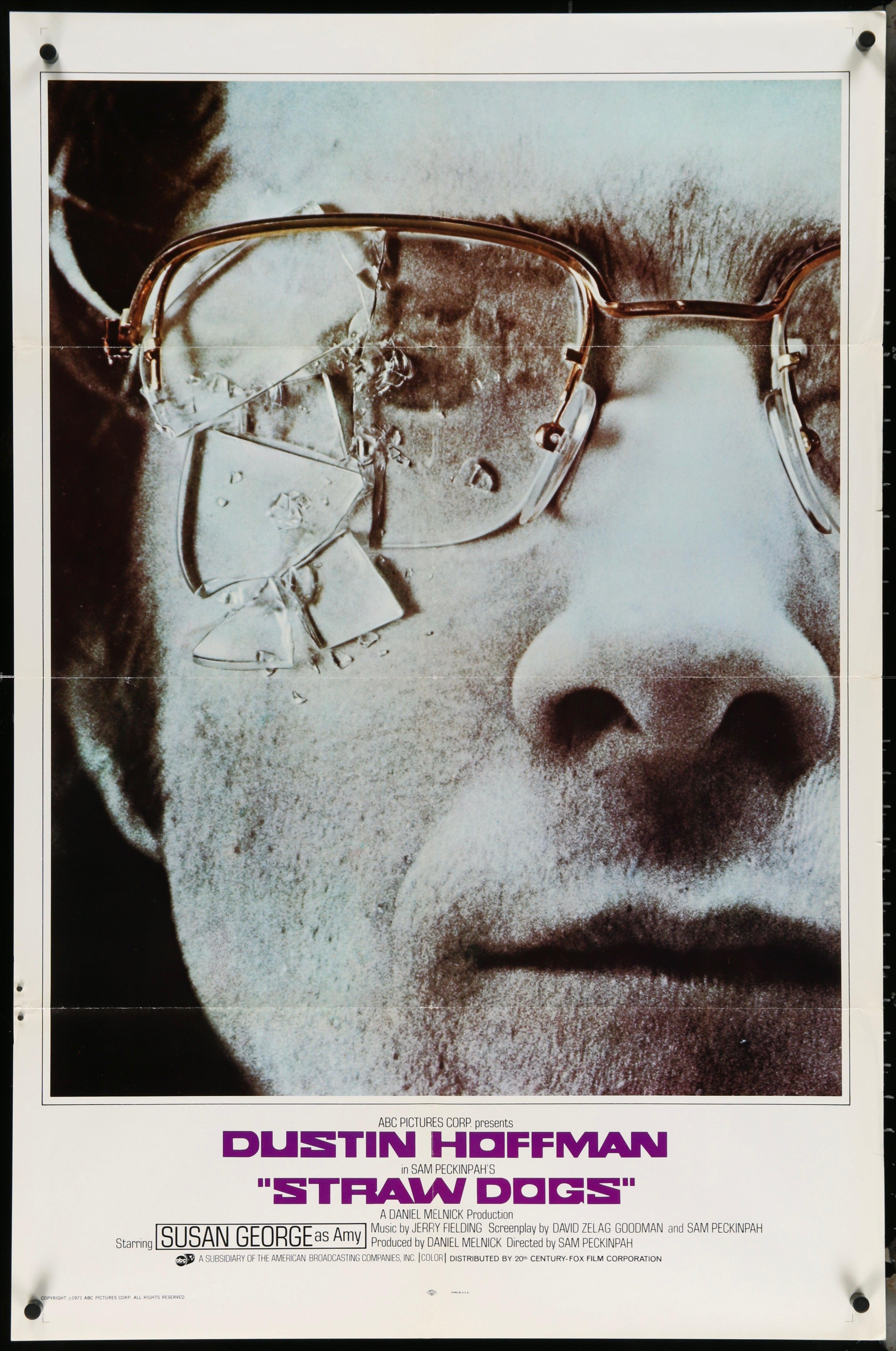 Straw Dogs Movie Poster 1971 Insert (14x36)