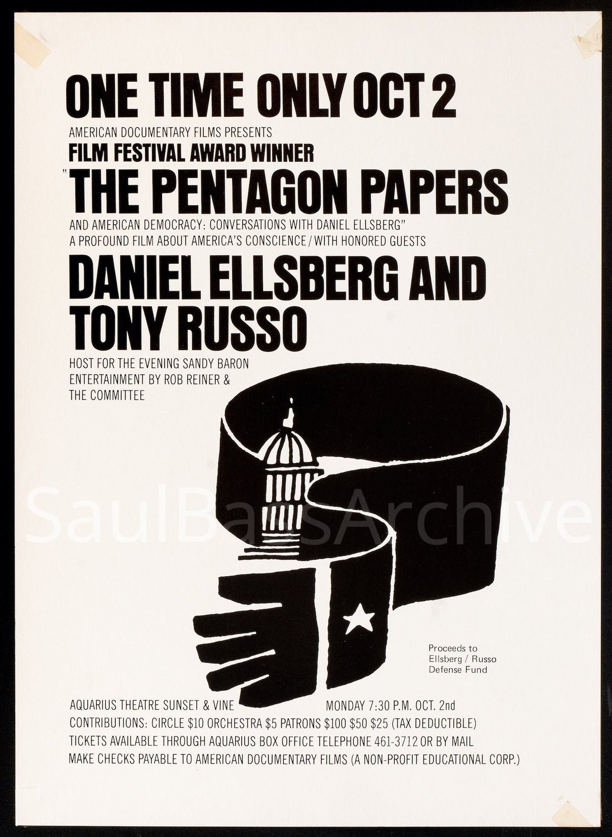 The Pentagon Papers 18x25 Original Vintage Movie Poster