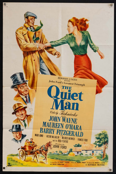 The Quiet Man Original Vintage Movie Poster