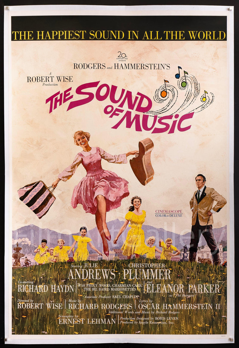 The Sound of Music 40x60 Original Vintage Movie Poster