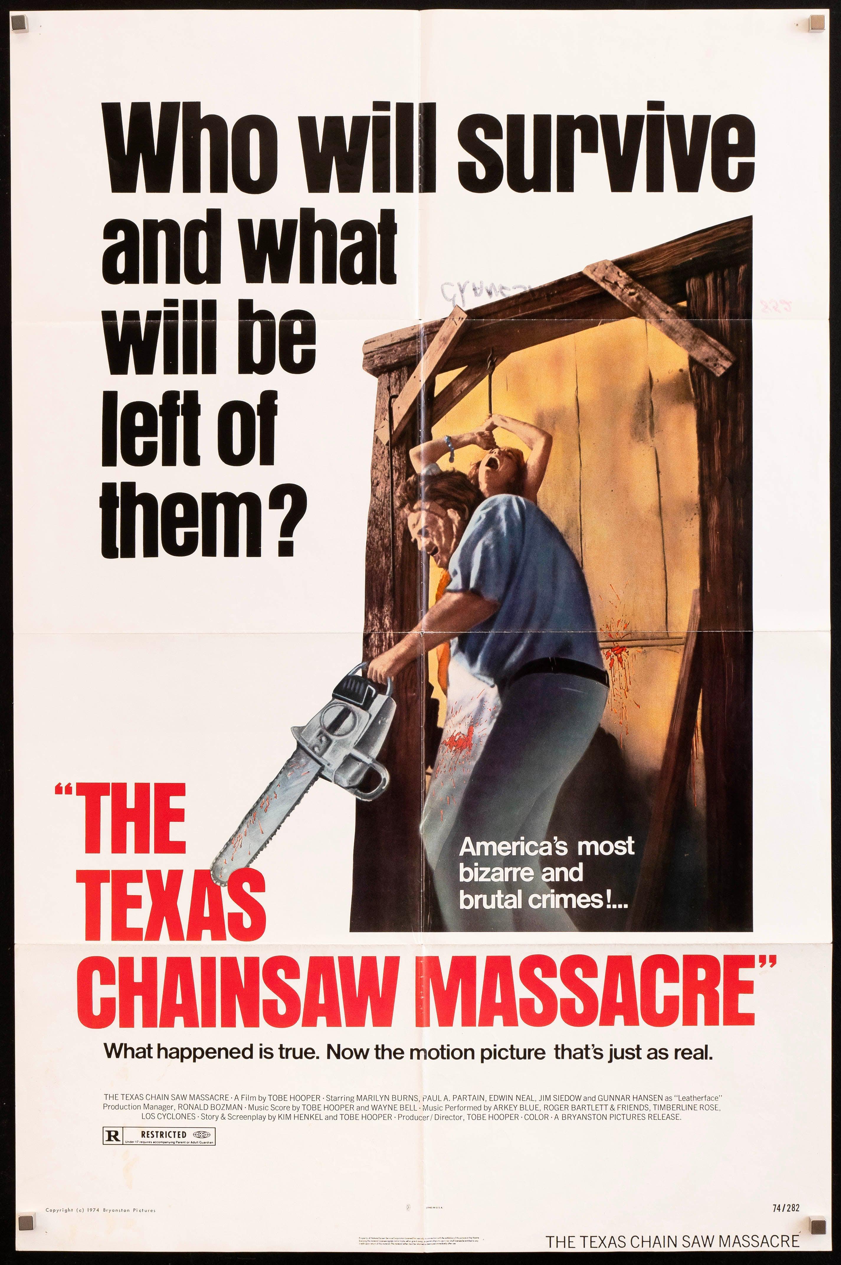 The Texas Chainsaw Massacre Movie Poster 1974 1 Sheet (27x41)