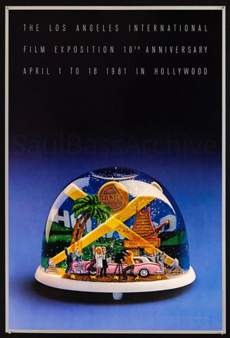 1981 - Los Angeles Film Festival - FILMEX 21x31 Original Vintage Movie Poster