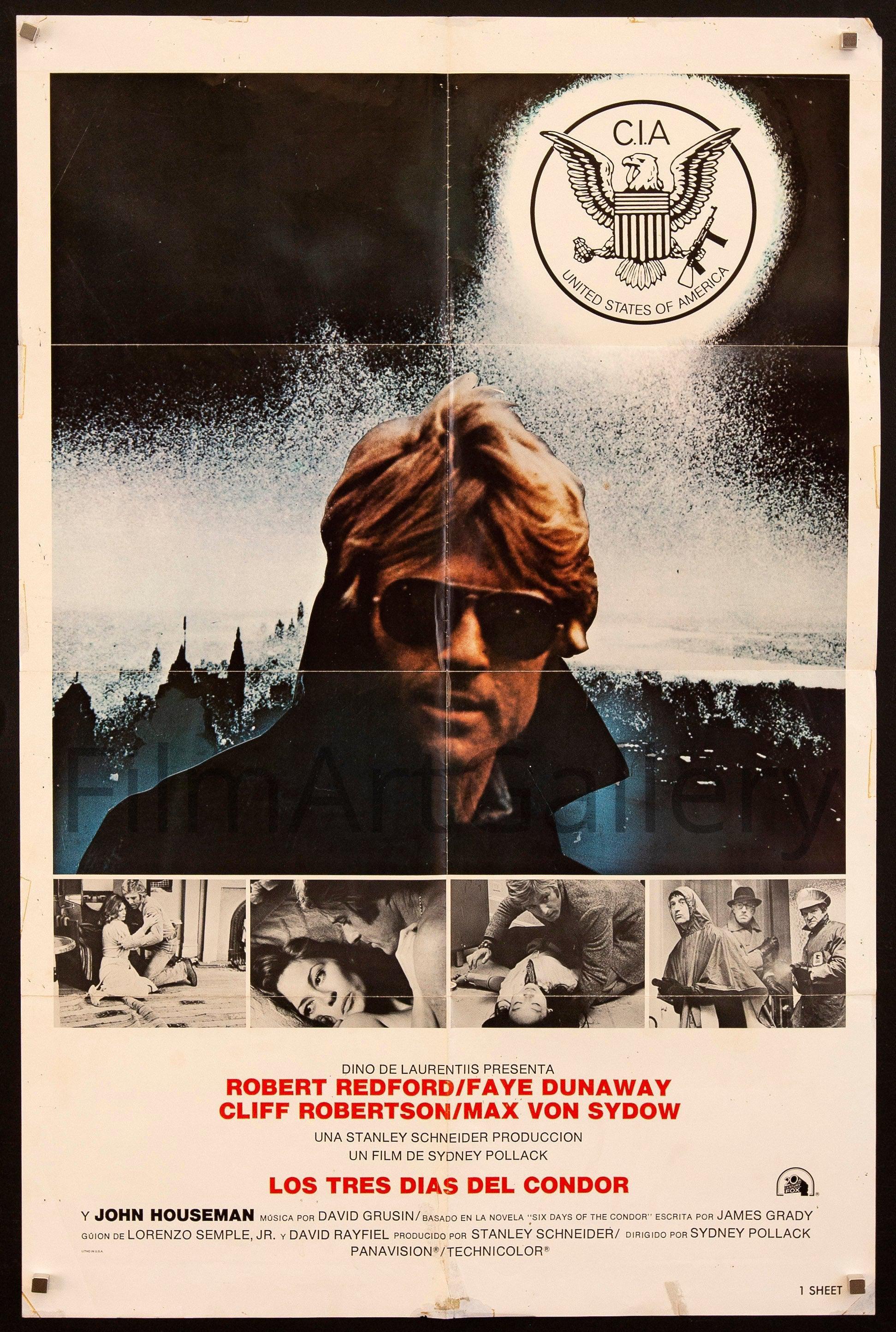3 Days of the Condor Movie Poster 1975 1 Sheet (27x41)