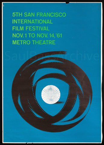 5th San Francisco Film Festival 29x41 Original Vintage Movie Poster
