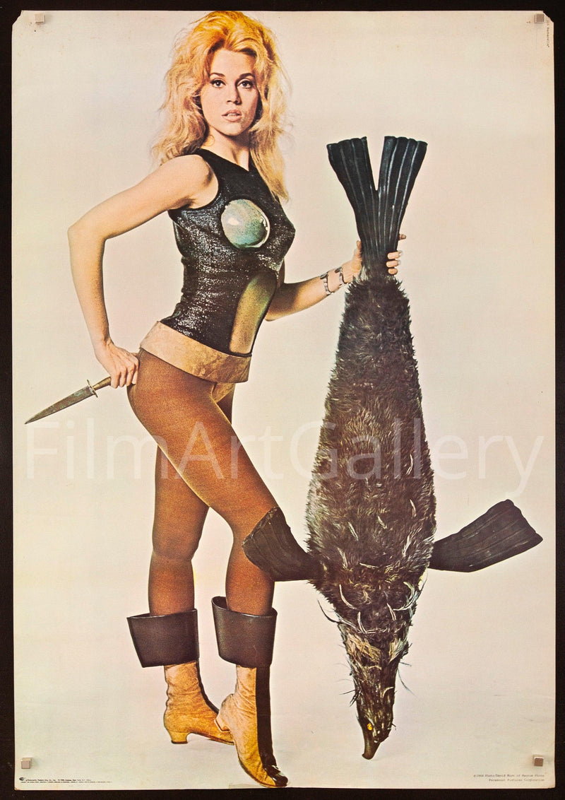 Barbarella 29x43 Original Vintage Movie Poster