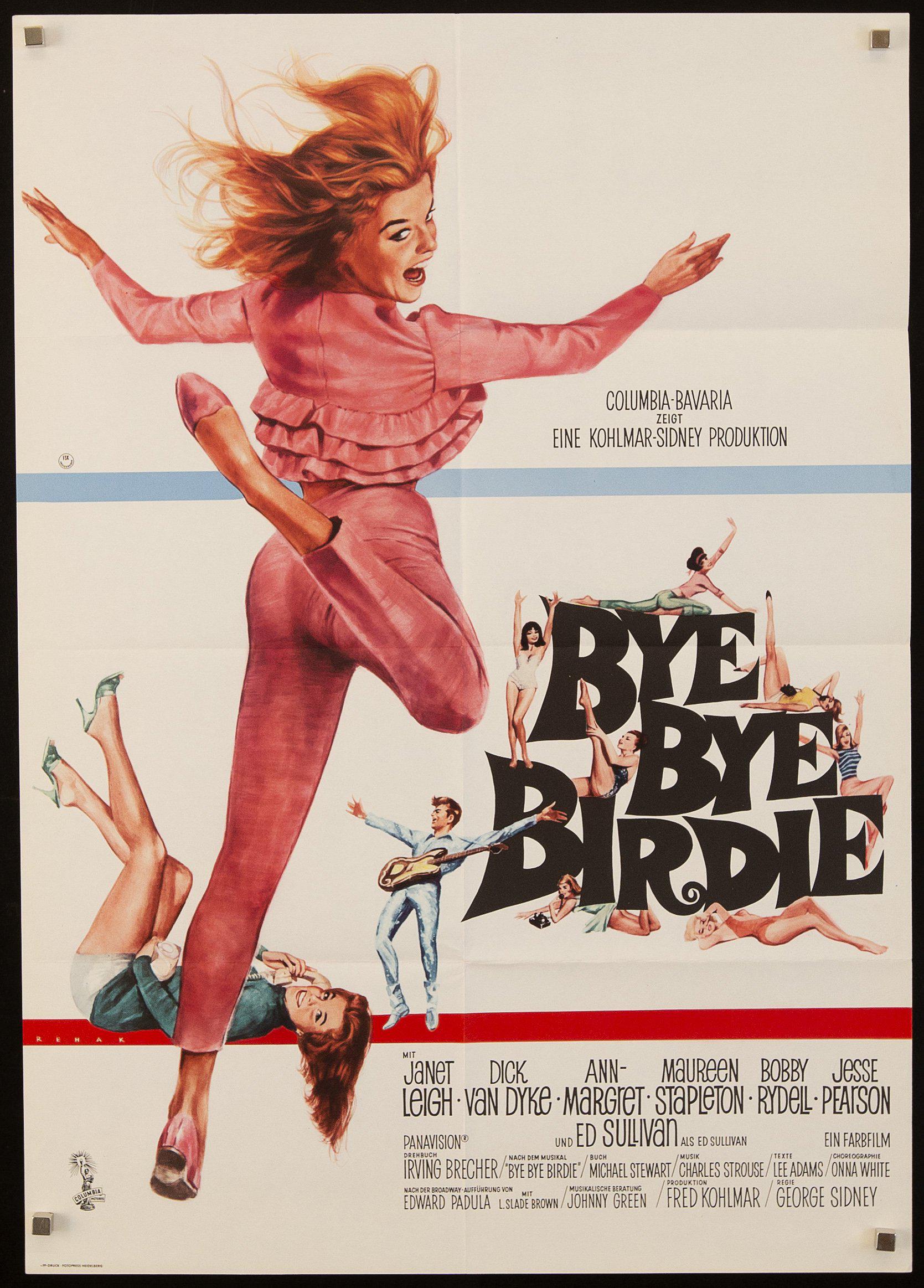 Bye Bye Birdie Movie Poster 1964 German A1 23x33 bye-bye-birdie-movie-poster-1964-german-a1-23x33