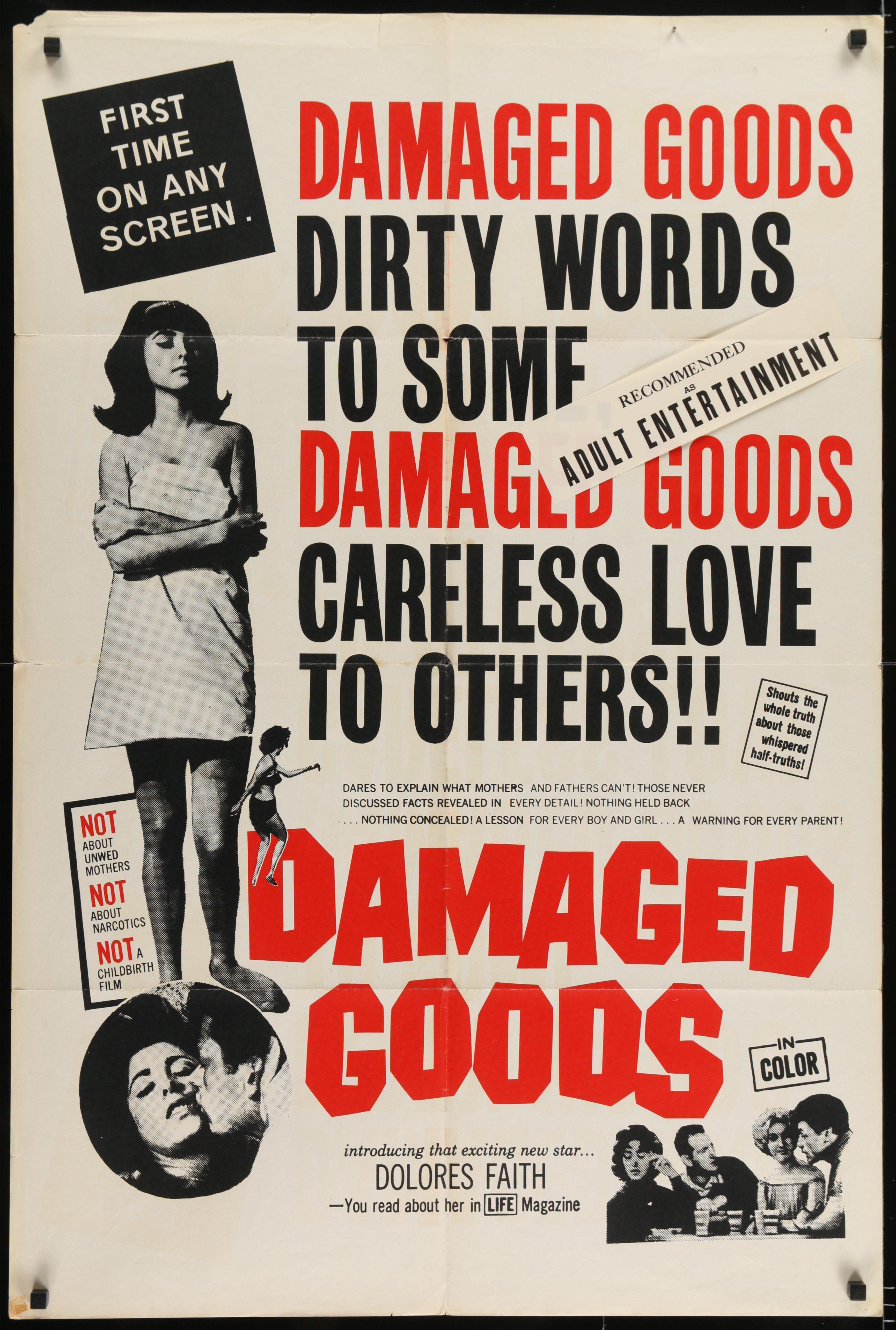 Damaged Goods (VD) Movie Poster 1964 ri 1 Sheet (27x41)