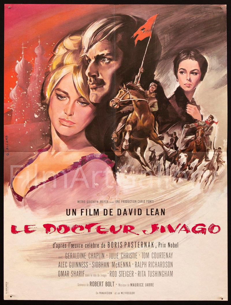 Dr. Zhivago French small (23x32) Original Vintage Movie Poster