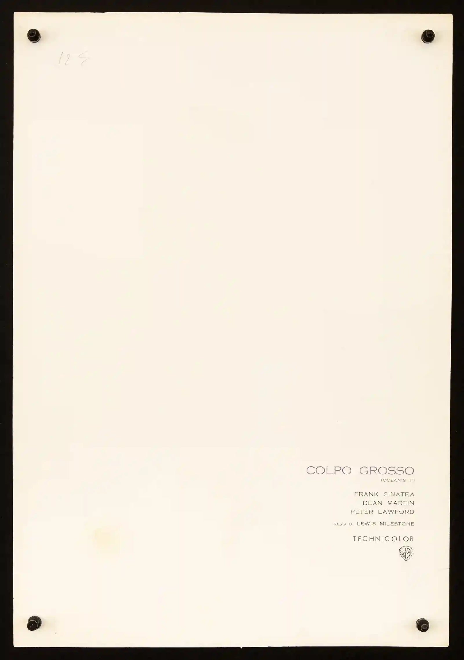 Frank Sinatra (Ocean's 11 Eleven) Original Vintage Movie Poster