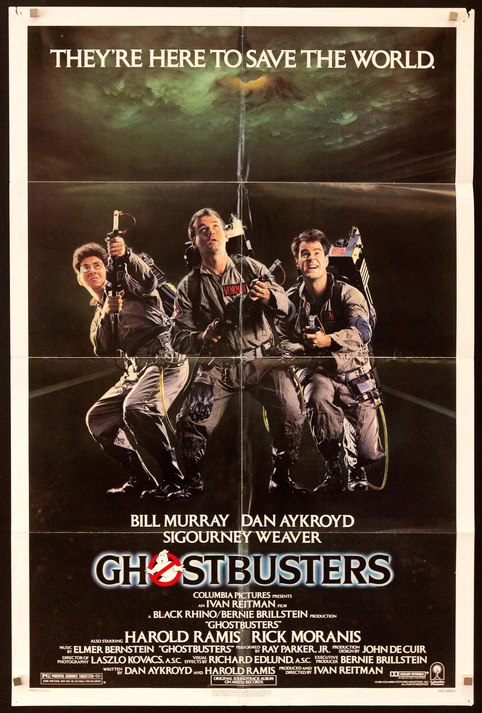 Ghostbusters Movie Film Poster Print Picture A5 A4 A3 -  Israel