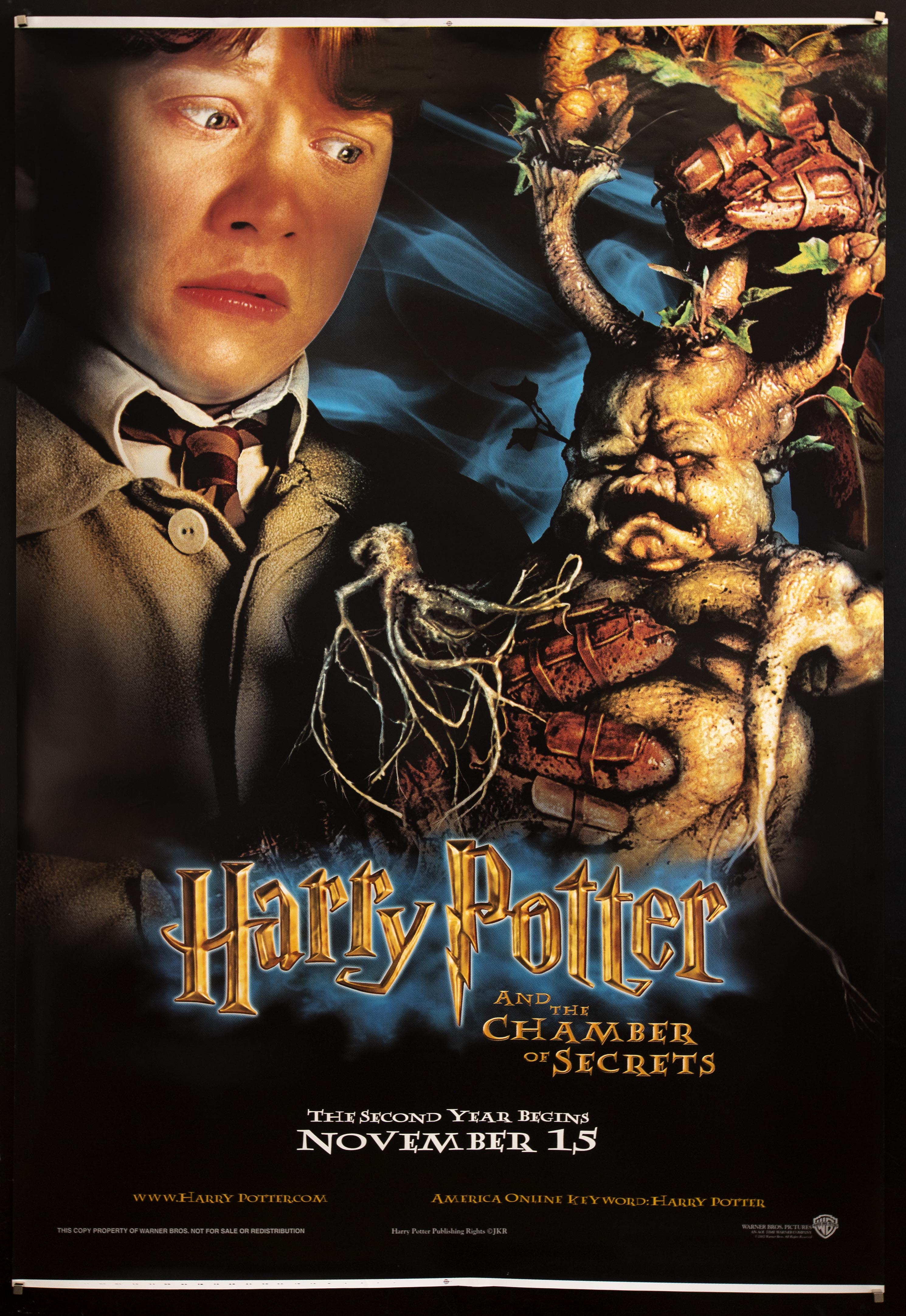 Harry Potter and the Chamber of Secrets Movie Poster 2002 Bus