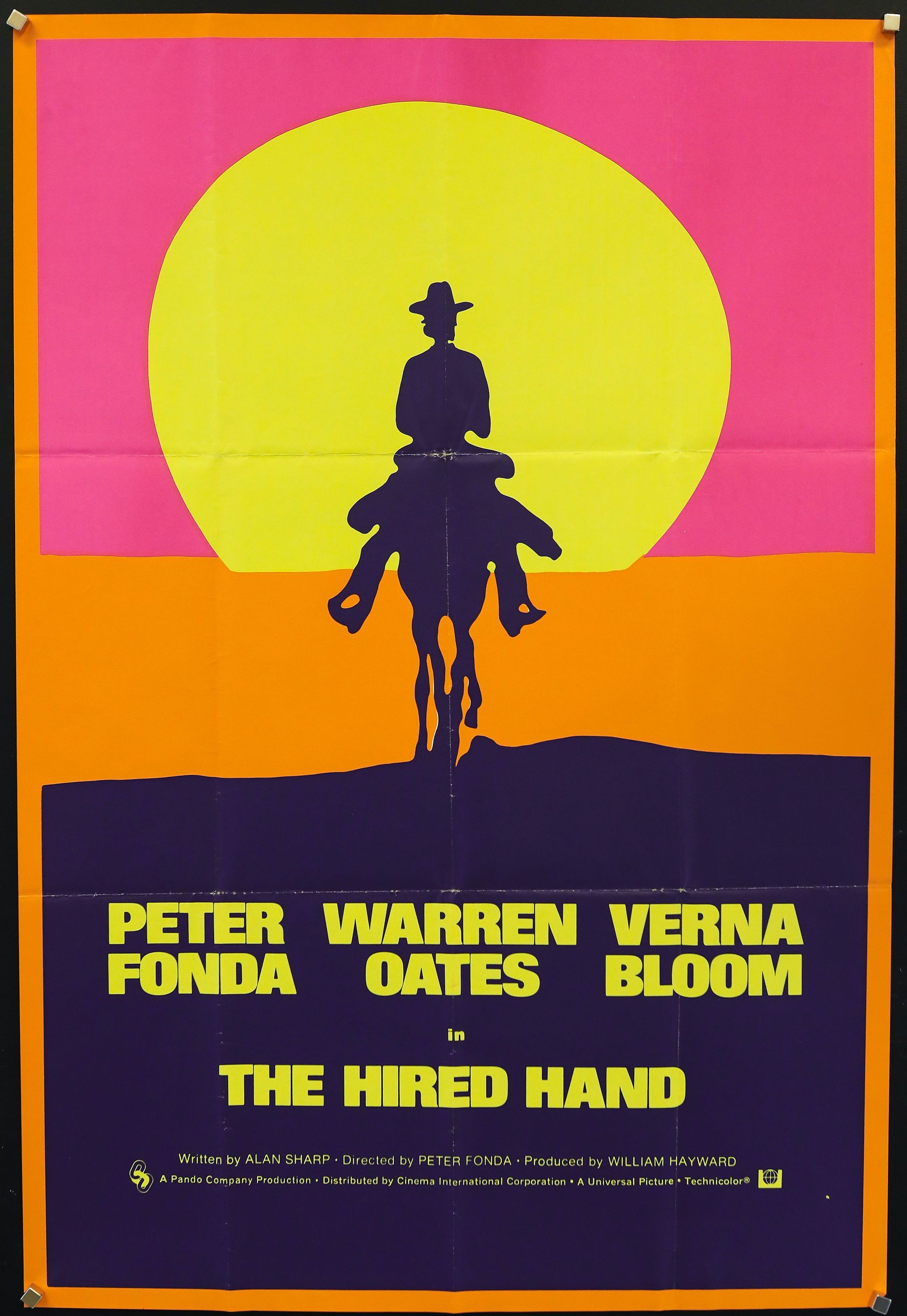 Hired Hand Movie Poster 1971 1 Sheet 27x41 1978