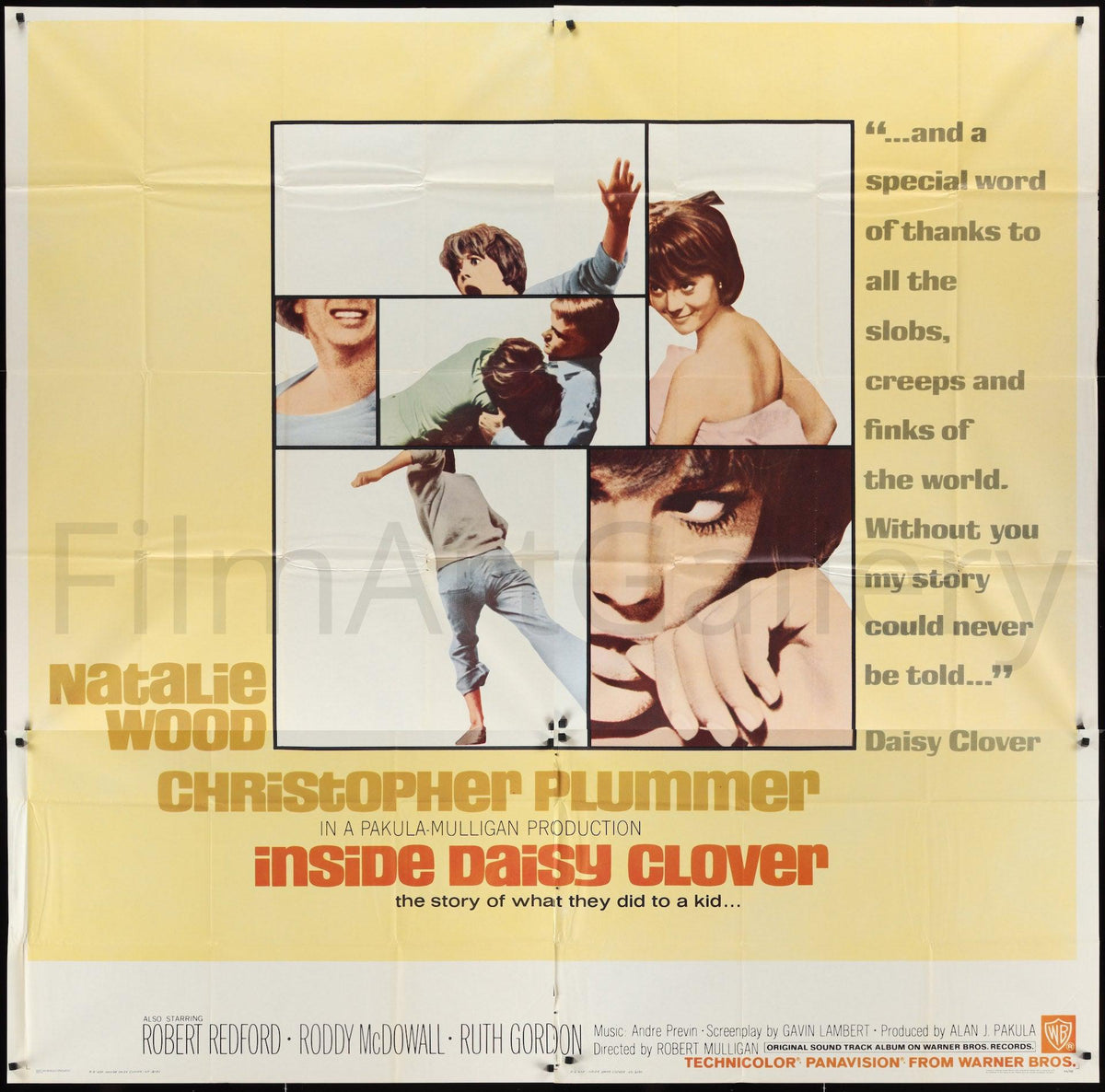 Inside Daisy Clover 6 Sheet (81x81) Original Vintage Movie Poster
