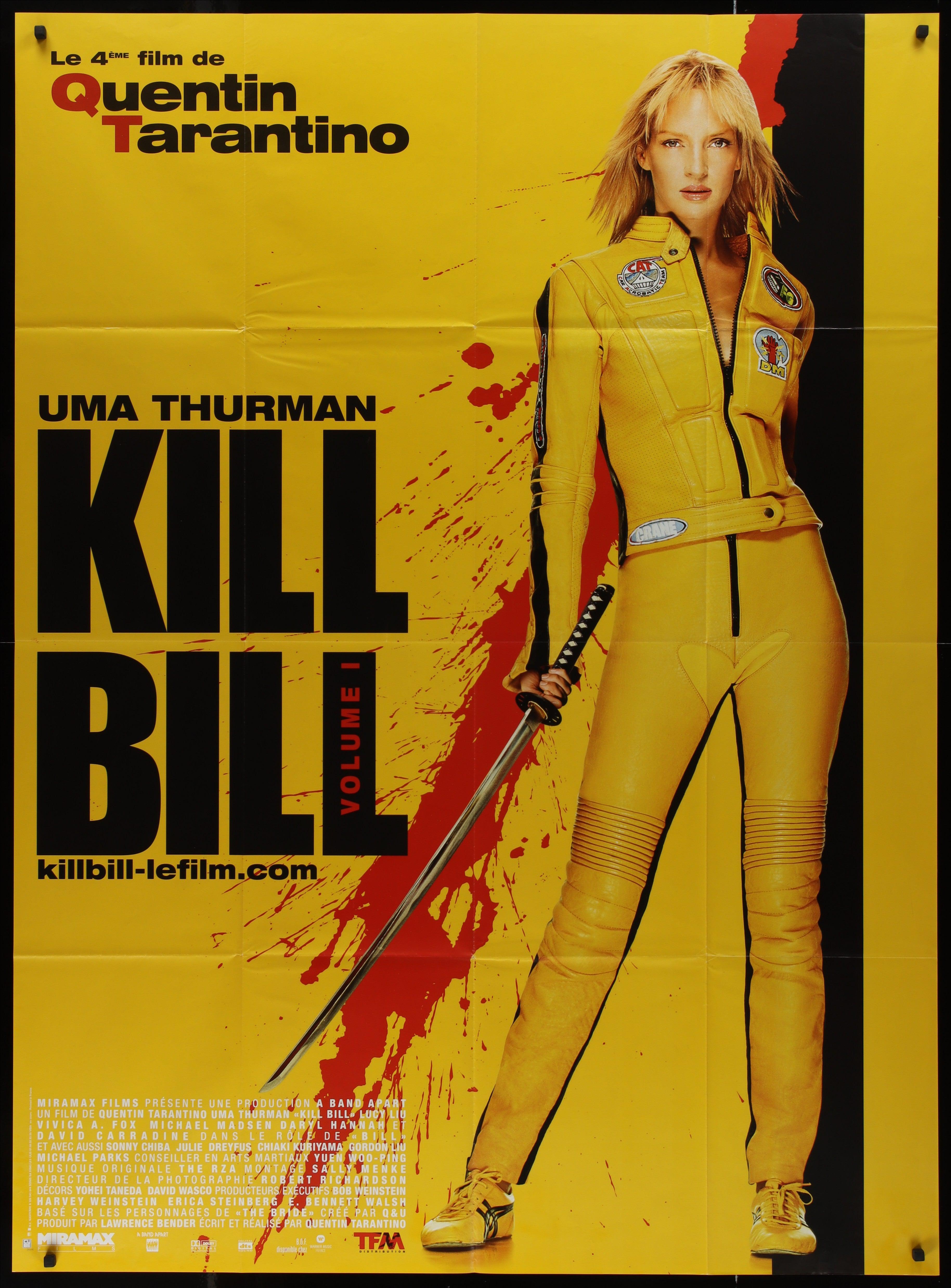 Kill Bill Volume 1 Movie Poster 2003 French 1 Panel (47x63)