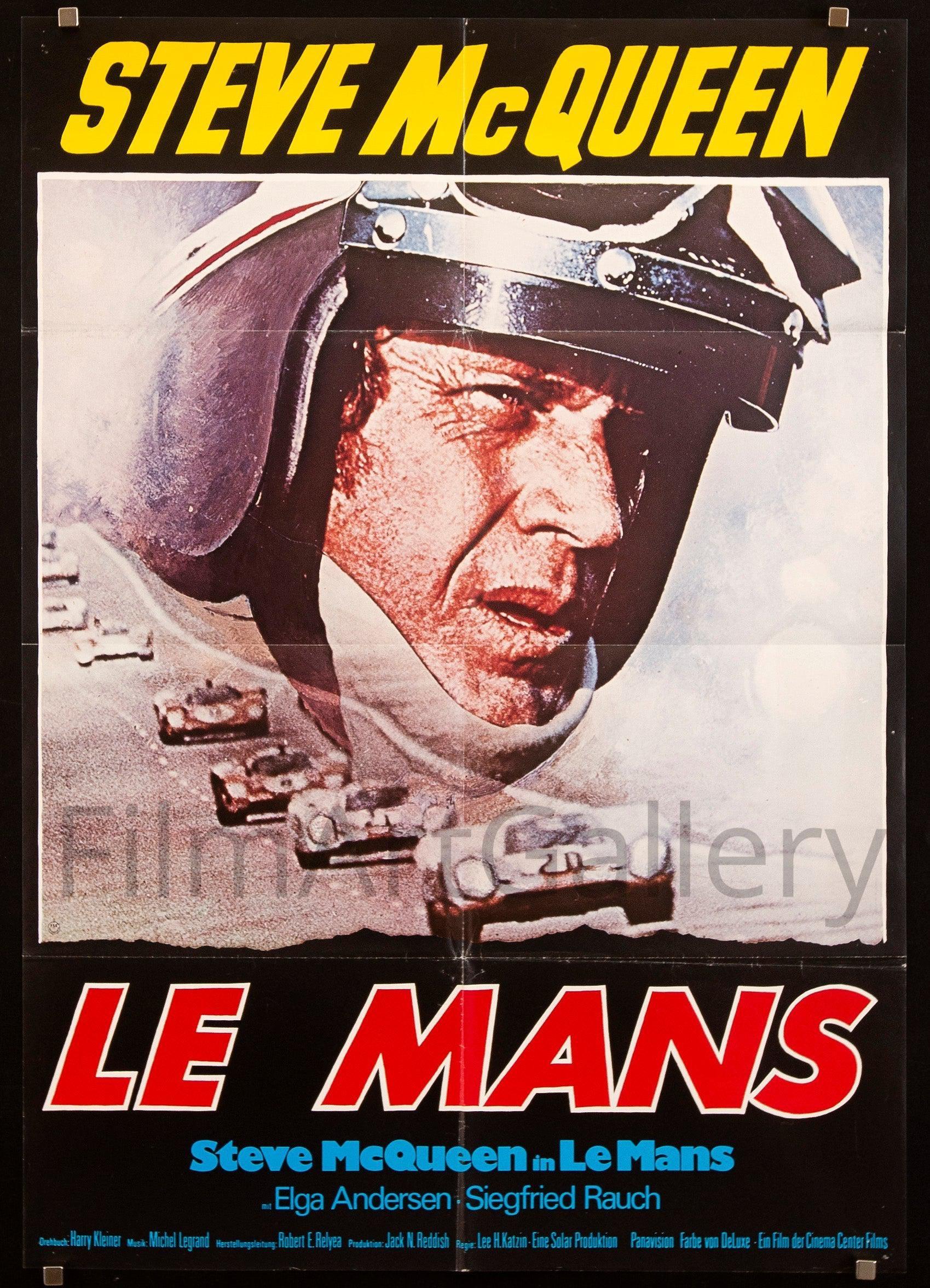 Affiche cinema Le Mans 1971