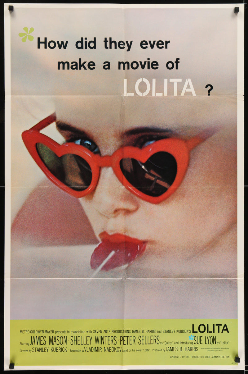 Lolita 1 Sheet (27x41) Original Vintage Movie Poster