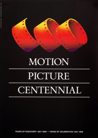 Motion Picture Centennial 19x26 Original Vintage Movie Poster