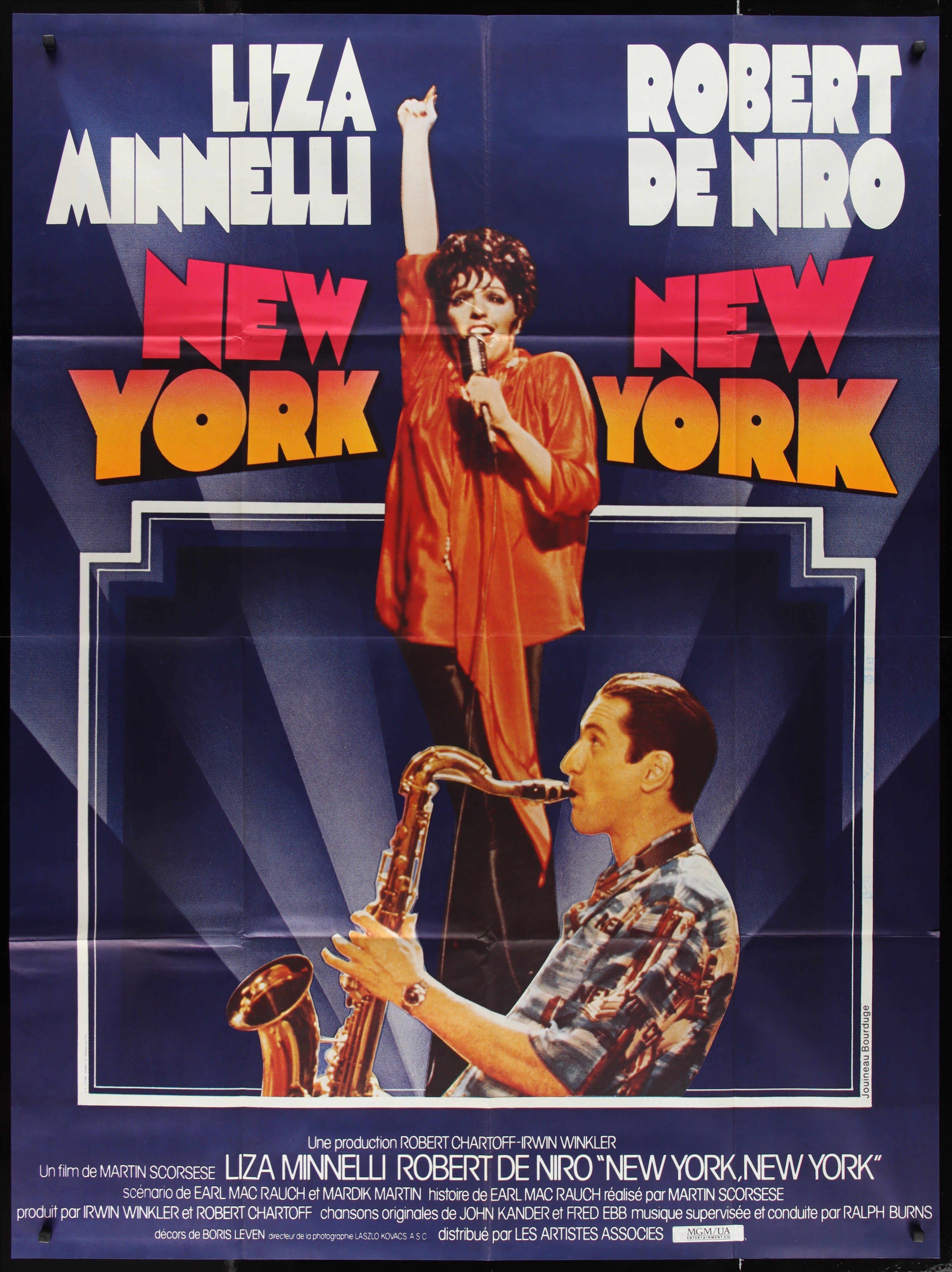 New York, New York Movie Poster 1977 French 1 Panel (47x63)