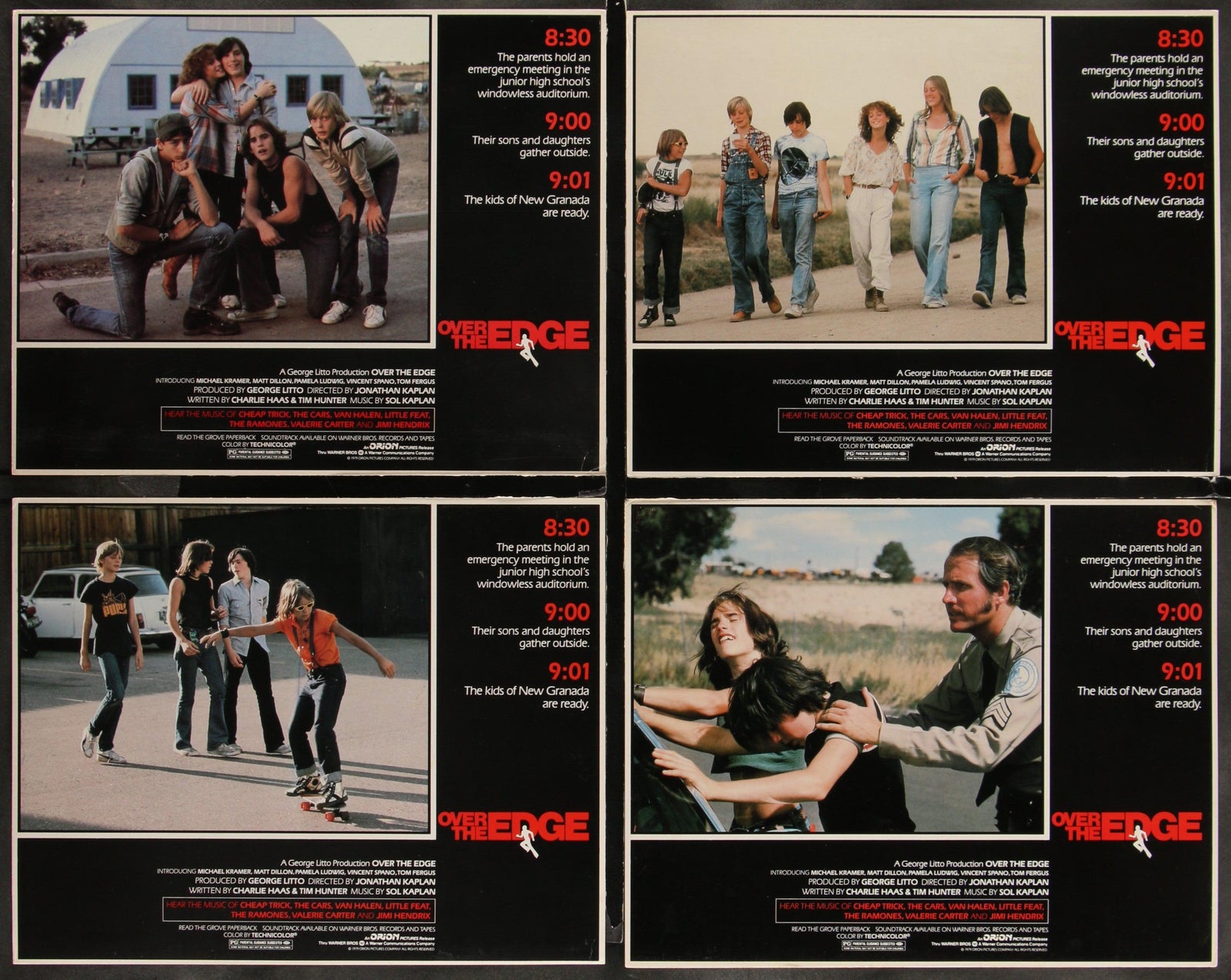 Over the Edge Original Vintage Movie Poster